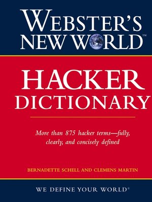 cover image of Webster's New World Hacker Dictionary